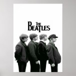 beatles, classic rock, vintage band, british music poster