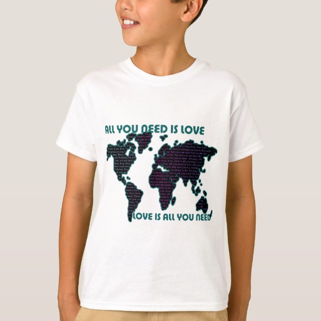 Beatles World All You Need Is Love T-Shirt (Front)
