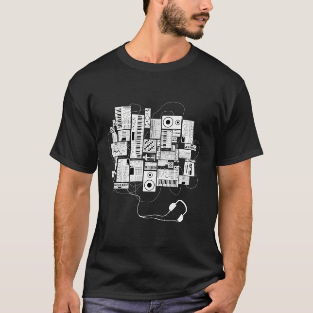 Beatmaker Electronic Musician And Dj T-Shirt (Front)