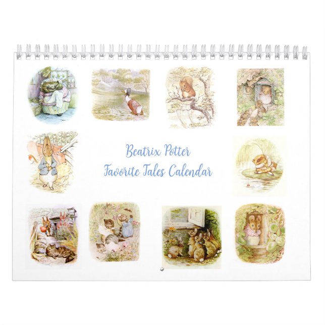 Beatrix Calendar Two Page Medium Size Calendar (Cover)