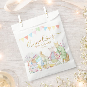 Beatrix Peter the Rabbit Woodland Baby Shower Favor Bag