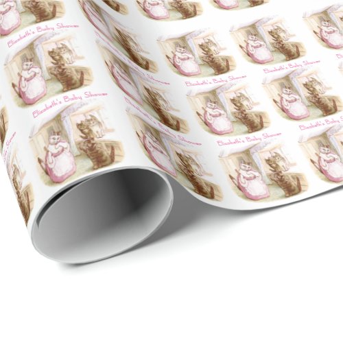 Beatrix Potter Baby Shower Custom Wrapping Paper