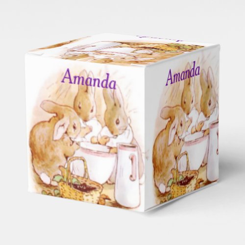 Beatrix Potter Birthday Easter Custom Favor Boxes