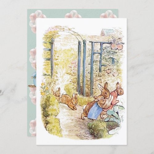 Beatrix Potter Birthday Party Invitation