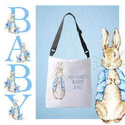 Beatrix Potter Bunny Rabbit Blue Baby Crossbody Bag