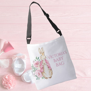 Beatrix Potter Bunny Rabbit Pink Baby Crossbody Bag
