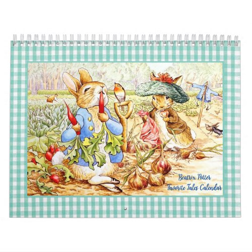 Beatrix Potter Calendar Two Page Medium Size 