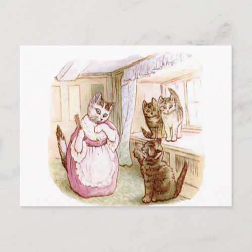 Beatrix Potter Childrens Story Books Kittens Postcard