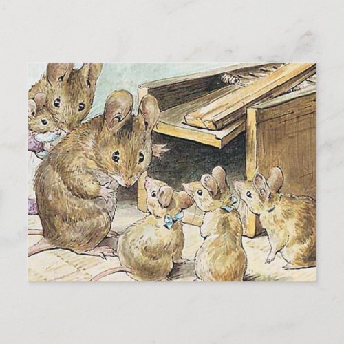 Beatrix Potter Childrens Story Books Postcard