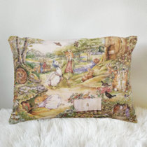 Beatrix Potter Cute Peter and Friends Accent Pillow