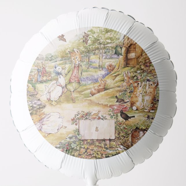 Beatrix Potter Cute Peter and Friends Balloon (Front)