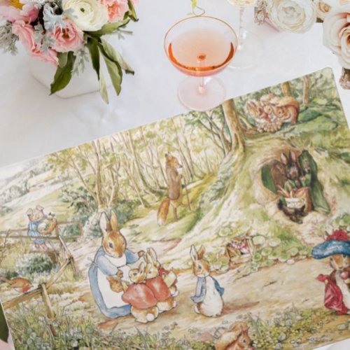 Beatrix Potter Cute Peter and Friends Cloth Placemat