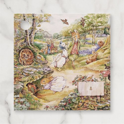 Beatrix Potter Cute Peter and Friends Favor Tags