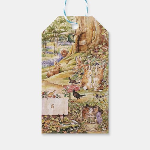 Beatrix Potter Cute Peter and Friends Gift Tags