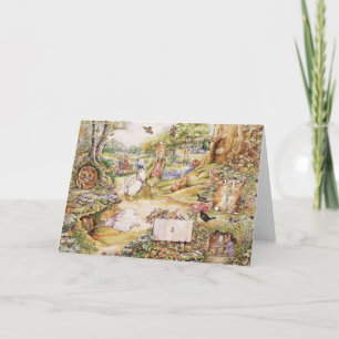 Beatrix Potter Cute Peter and Friends Note Card