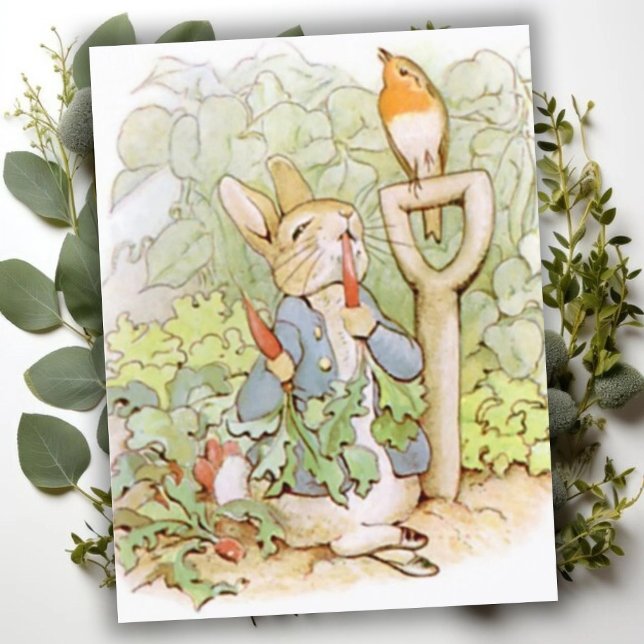 Beatrix Potter from The Tale of Peter the Rabbit Postcard (Creator Uploaded)