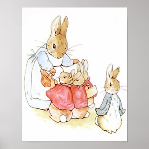 Beatrix Potter from The Tale of Peter the Rabbit Poster