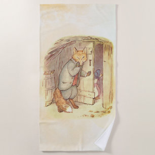 Beatrix Potter, Jemima Puddle Duck Beach Towel