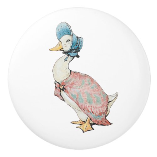 Beatrix Potter Jemima Puddle Duck  Ceramic Knob