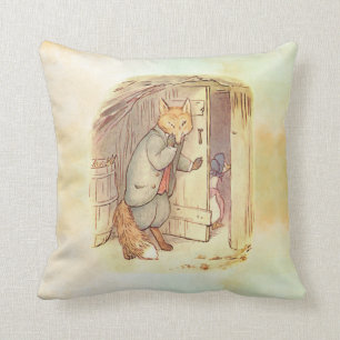 Beatrix Potter, Jemima Puddle Duck Throw Pillow
