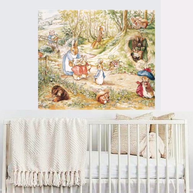 Beatrix Potter Kid's Room Nursery Wall Decal (Creator Uploaded)
