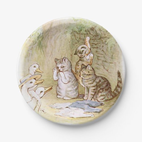 Beatrix Potter Kittens Ducks Paper Plates