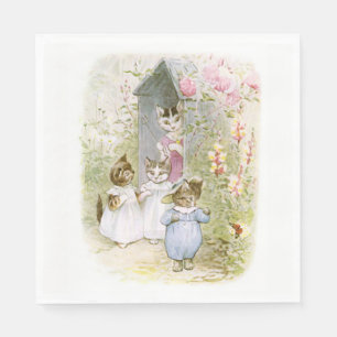 Beatrix Potter, Mittens Kitten, Napkins