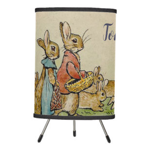 Beatrix Potter Personalized Name Tripod Lamp