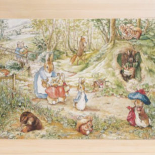 Beatrix Potter Peter and friends Forest Walk Rug