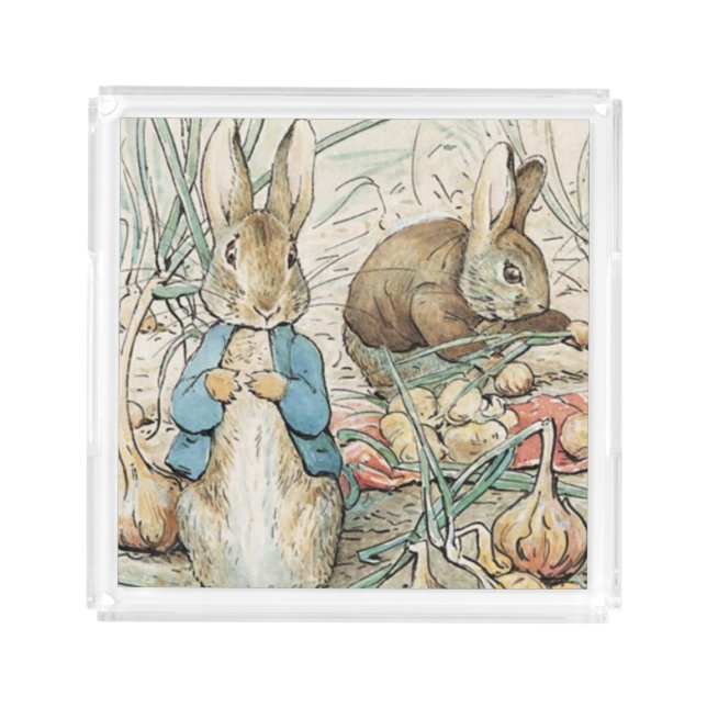 Beatrix Potter Peter Rabbit And Benjamin Bunny Acrylic Tray (Front)