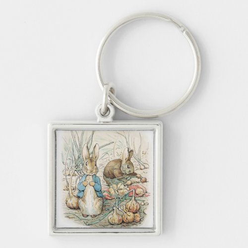 Beatrix Potter Peter Rabbit And Benjamin Bunny Keychain