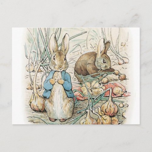 Beatrix Potter Peter Rabbit And Benjamin Bunny Postcard