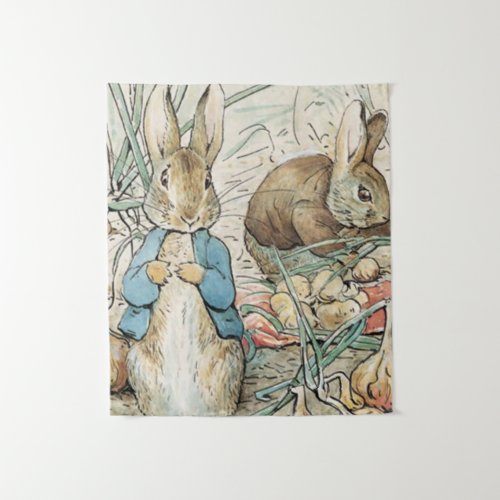 Beatrix Potter Peter Rabbit And Benjamin Bunny Tapestry