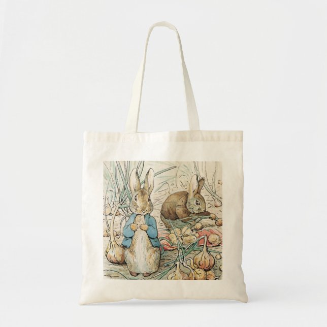 Beatrix Potter Peter Rabbit And Benjamin Bunny Tote Bag (Front)