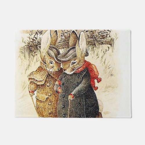 Beatrix Potter _ Peter Rabbit Winter Walk Doormat