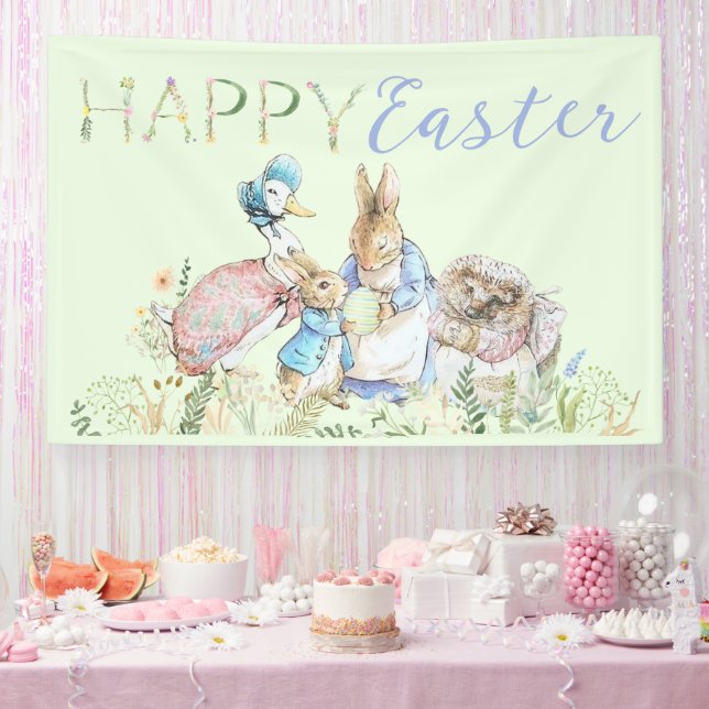 Beatrix Potter Peter the Rabbit Easter Banner (Party)