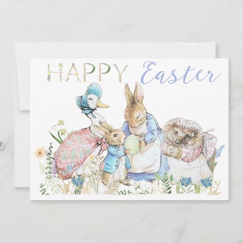 Beatrix Potter Peter the Rabbit Easter  Card