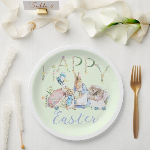 Beatrix Potter Peter the Rabbit Easter Paper Plate