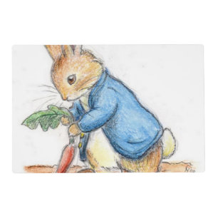 Beatrix Potter Rabbit Carrot Placemat