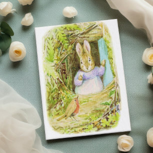 Beatrix Potter Robin Heralds the Spring Postcard