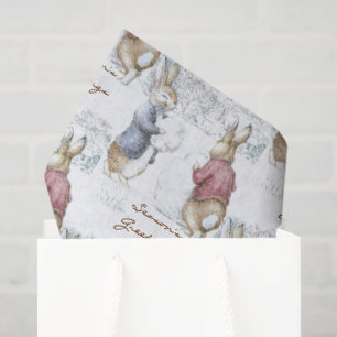 Beatrix Potter Snowman and Bunnies Holiday Tissue Paper