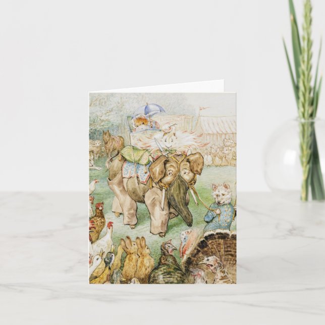 Beatrix Potter The Fairy Caravan Note Card (Front)