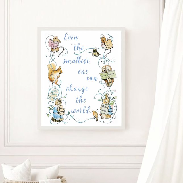 Beatrix Potter The smallest can change the world Poster (Creator Uploaded)