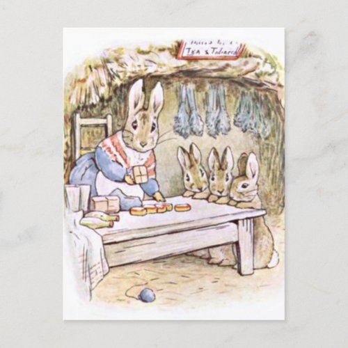 Beatrix Potter The Tale of Benjamin Bunny Peter Postcard