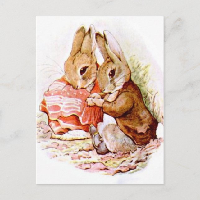 Beatrix Potter The Tale of Benjamin Bunny Peter Postcard (Front)