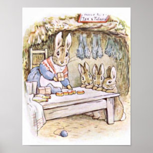 3 Peter Rabbit Beatrix Potter Wall Art Print Watercolor Printable Bunn –  Pink Forest Cafe