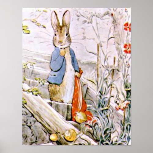 Beatrix Potter The Tale of Benjamin Bunny Peter Poster