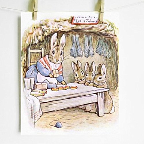 Beatrix Potter The Tale of Benjamin Bunny Peter Poster
