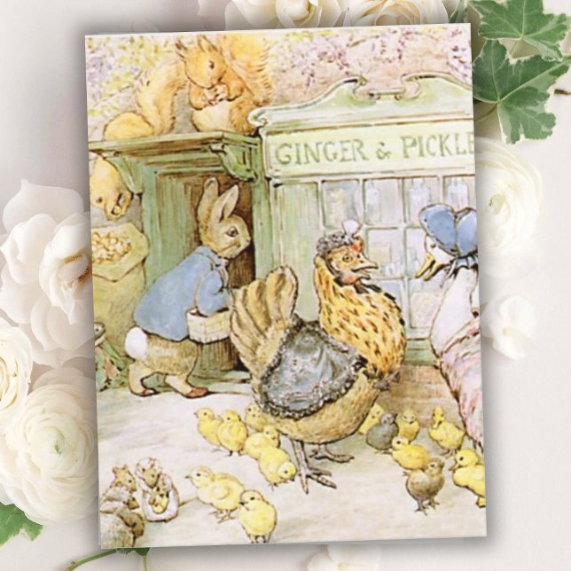 Beatrix Potter The Tale of Ginger and Pickles Postcard (Creator Uploaded)