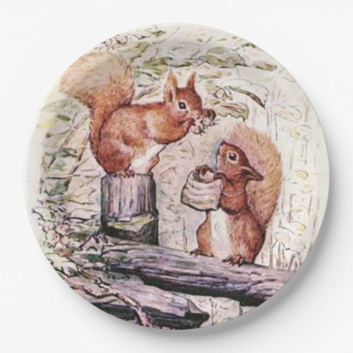 Beatrix Potter The Tale of Squirrel Nutkin Paper Plates